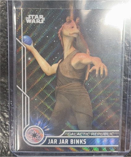 2023 Topps Chrome Star Wars #61 Jar Jar Binks Galactic Republic — front