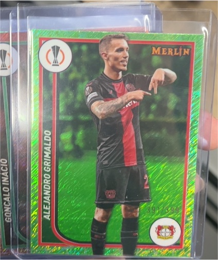 2023-24 Topps Merlin UEFA Club Competitions #145 Alejandro Grimaldo — front