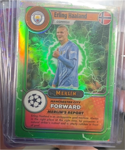 2023-24 Topps Merlin UEFA #MG-40 Erling Haaland — front