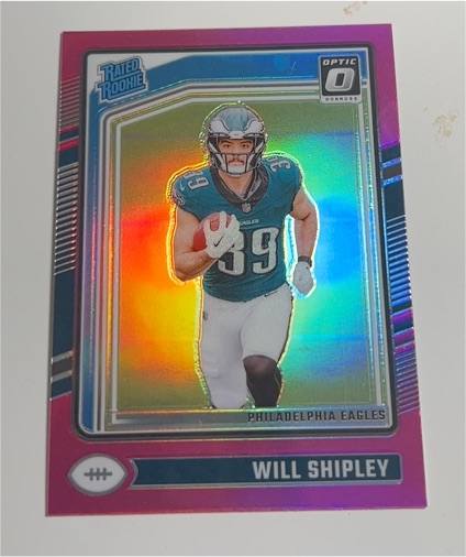 2024 Panini Donruss Optic #298 Will Shipley — front