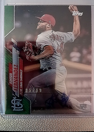 2020 Topps #BB-99 Junior Fernandez — front