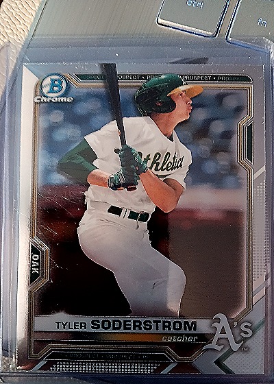 2021 Bowman Chrome Prospects #BCP-51 Tyler Soderstrom — front