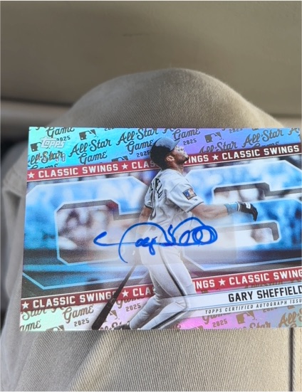2025 Topps All Star Game #CS-15 Gary Sheffield Classic Swings — front