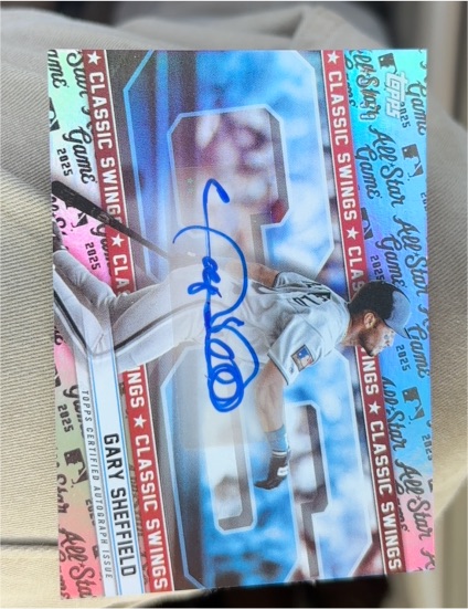 2025 Topps All Star Game Classic Swings #CS-3 Gary Sheffield — front