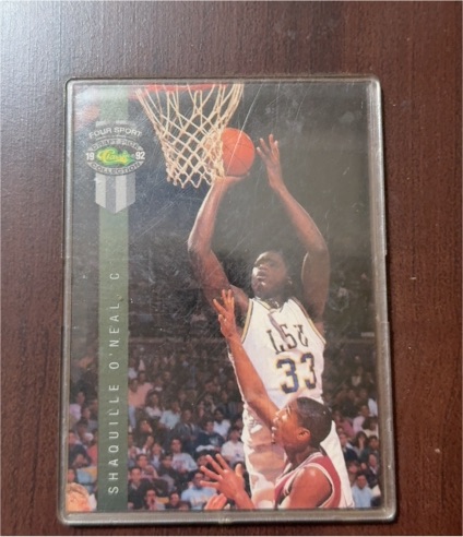 1992 Classic Four Sport Draft Pick Collection #1 Shaquille O'Neal — front