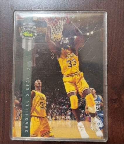 1992 Classic Four Sport #PR1 Shaquille O'Neal — front