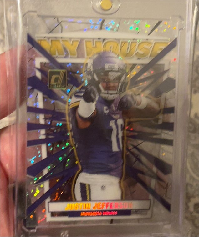 2023 Panini Donruss Clearly My House #5 Justin Jefferson — front