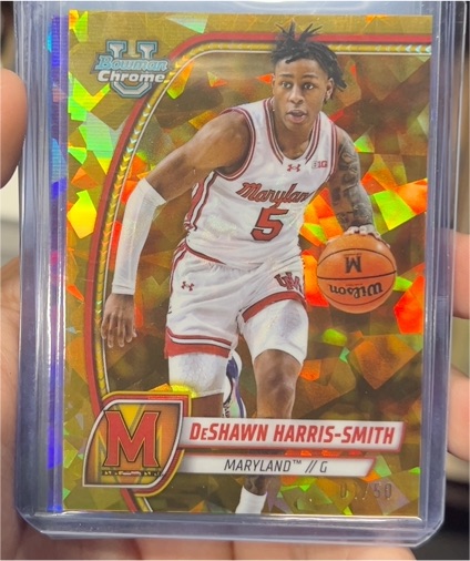 2024-25 Bowman Chrome University #85 DeShawn Harris-Smith — front