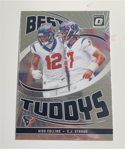 2024 Donruss Optic #4 C.J. Stroud / Nico Collins Best Tuddys — front