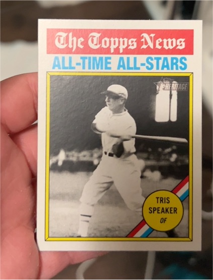2025 Topps Heritage #347 Tris Speaker — front