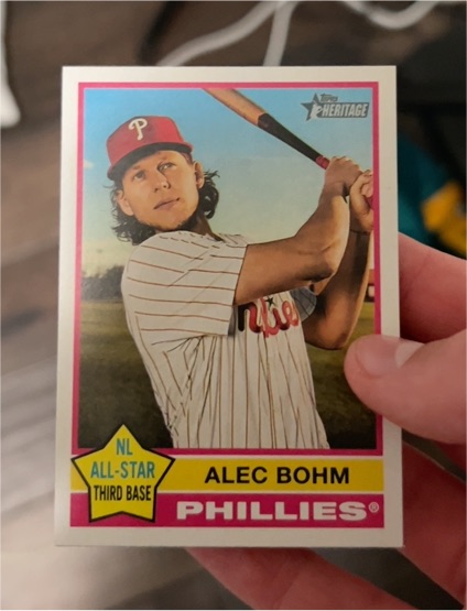 2025 Topps Heritage #240 Alec Bohm — front