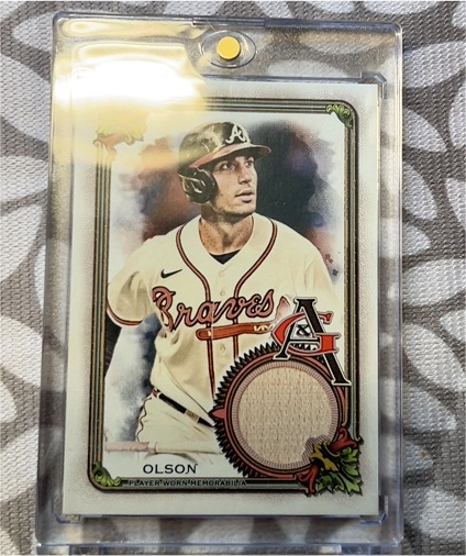 2023 Topps Allen & Ginter Relics #AGRA-MO Matt Olson — front