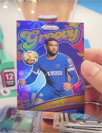 2023-24 Panini Prizm Premier League #14 Reece James Groovy — front
