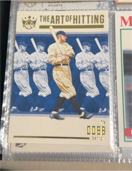 2021 Panini Diamond Kings The Art Of Hitting #AOH-3 Ty Cobb — front