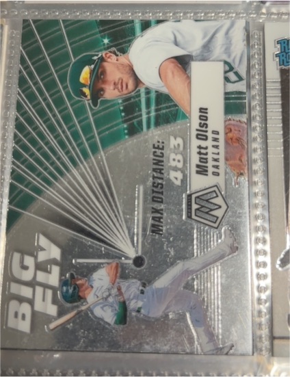 2021 Panini Mosaic #BF11 Matt Olson Big Fly — front