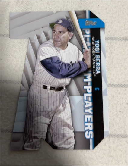 2021 Topps Update Platinum Players Die-Cuts #PDC-65 Yogi Berra — front