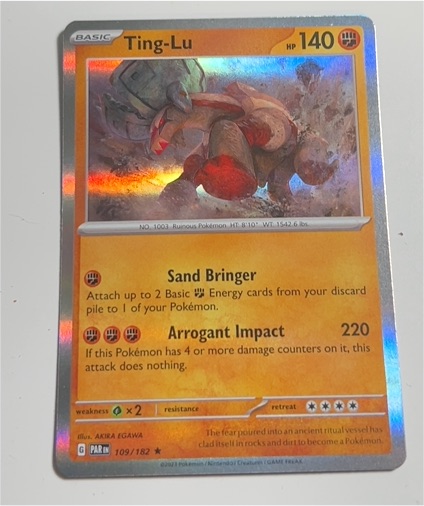2023 Pokémon SV04: Paradox Rift #109 Ting-Lu — front