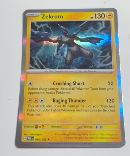 2023 Pokémon Scarlet & Violet Paradox Rift #066 Zekrom — front