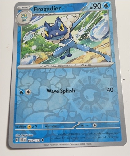 2024 Pokémon Stellar Crown #040 Frogadier — front