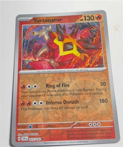 2024 Pokémon Stellar Crown #025 Turtonator — front