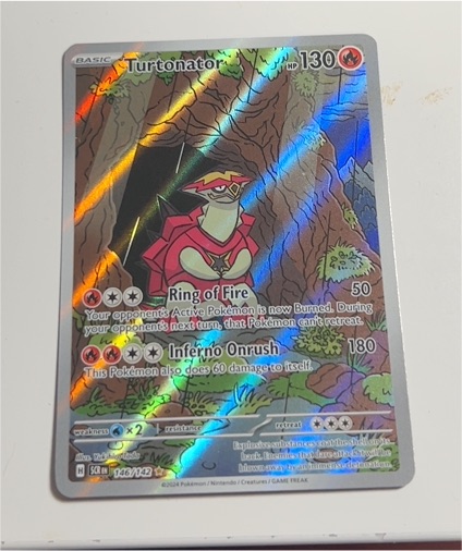 2024 Pokémon Stellar Crown #146/142 Turtonator — front