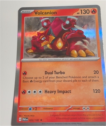 2023 Pokémon Paradox Rift #022 Volcanion — front