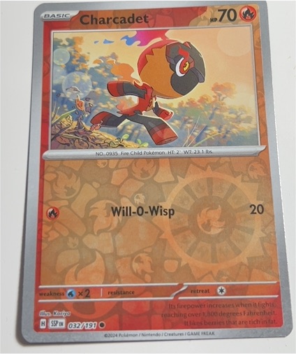 2024 Pokémon TCG Surging Sparks #032 Charcadet — front