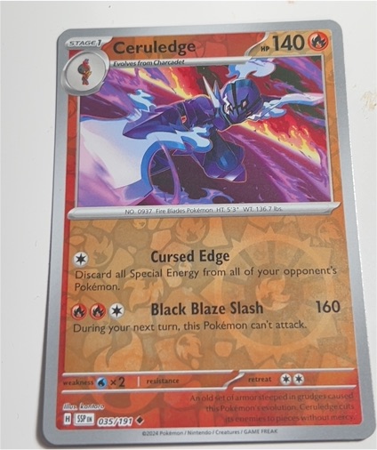 2024 Pokémon Surging Sparks #035 Ceruledge — front