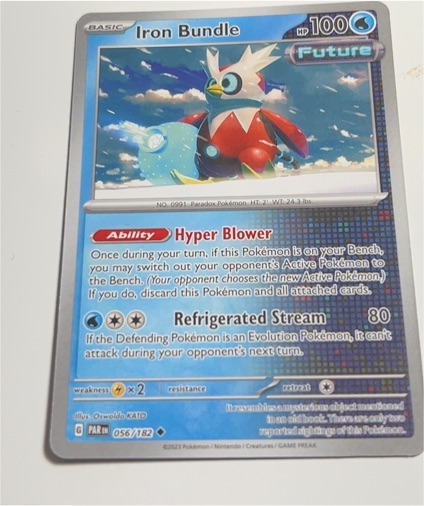 2023 Pokémon TCG Paradox Rift #056 Iron Bundle — front