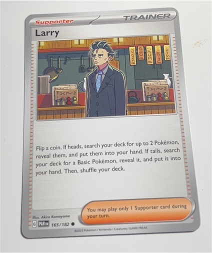 2023 Pokémon Scarlet & Violet Paradox Rift #165 Larry — front