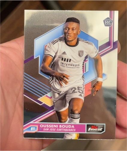 2023 Topps Finest MLS #22 Ousseni Bouda — front
