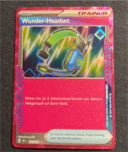 2024 Pokémon Surging Sparks #183 Miracle Headset — front
