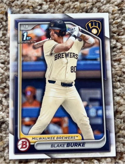 2024 Bowman Draft #BDC-95 Blake Burke — front