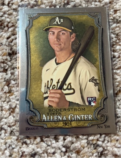 2024 Topps Allen & Ginter #35 Tyler Soderstrom — front