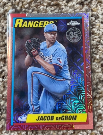 2025 Topps Series 2 #T90C-142 Jacob deGrom — front