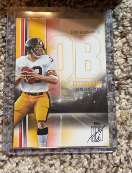 2024 Topps Signature Class #12 Terry Bradshaw — front