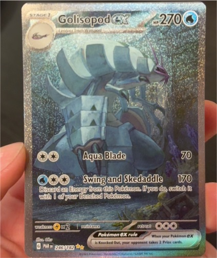 2023 Pokémon TCG Paradox Rift #246 Golisopod ex — front