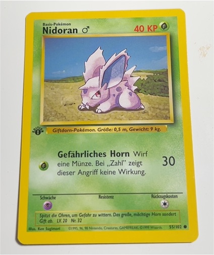1999 Pokémon #55 Nidoran — front
