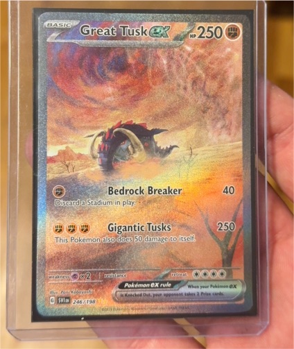 2023 Pokémon Scarlet & Violet #246 Great Tusk EX — front