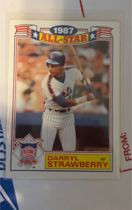 1988 Topps 1987 All-Star Commemorative #19 Darryl Strawberry — front