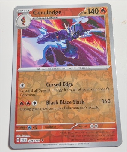 2022 Pokémon Scarlet & Violet Surging Sparks #035 Ceruledge — front