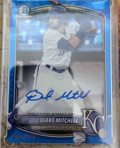 2025 Bowman Chrome #BMA-BMI Blake Mitchell — front