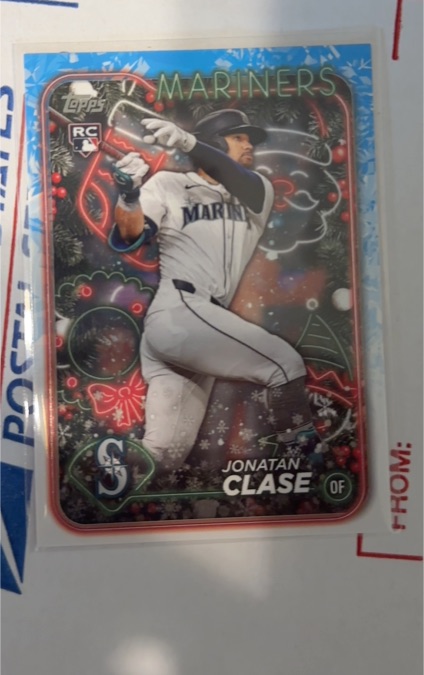 2024 Topps Holiday #H14 Jonatan Clase — front