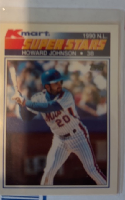 1990 Topps Kmart Super Stars #3 Howard Johnson — front