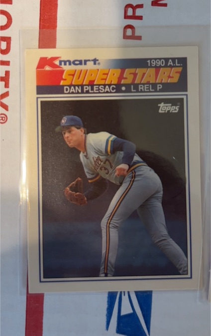1990 Topps Kmart Super Stars #30 Dan Plesac — front