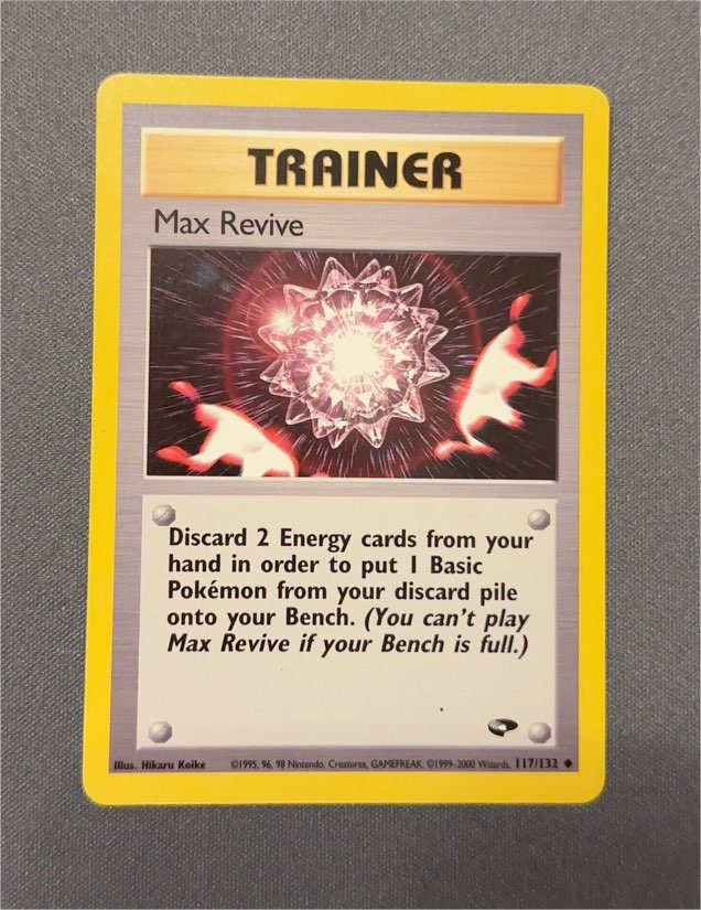 2000 Pokémon Gym Challenge #117 Max Revive — front