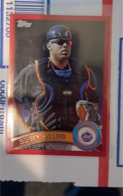 2011 Topps Update #US182 Ronny Paulino — front