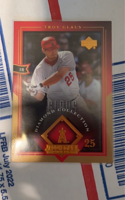 2004 Upper Deck Diamond Collection All-Star Lineup #3 Troy Glaus Anaheim Angels — front