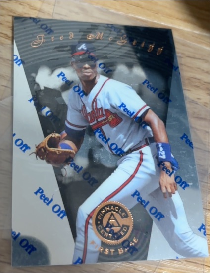 1997 Pinnacle Certified #8 Fred McGriff — front