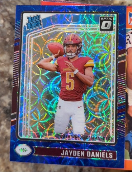 2024 Panini Donruss Optic #248 Jayden Daniels — front